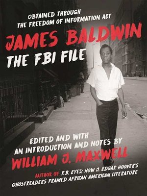 cover image of James Baldwin: the FBI File